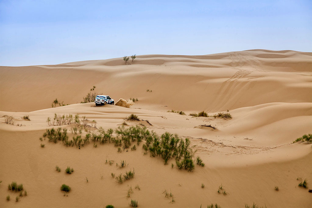 Sand dunes will be prevalent at Rally Kazakhstan.
